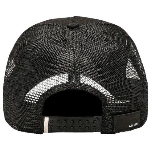 Amiri PF23MAH009 001 Black Trucker Hat
